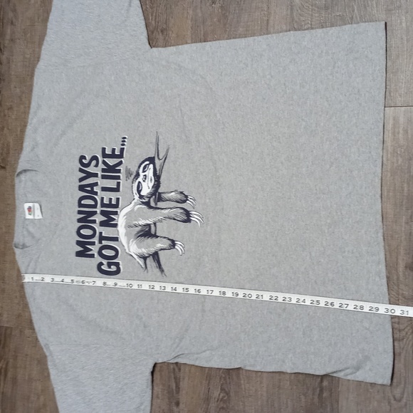 Graphic Tee, "Mondays Got Me Like..." - Picture 4 of 4